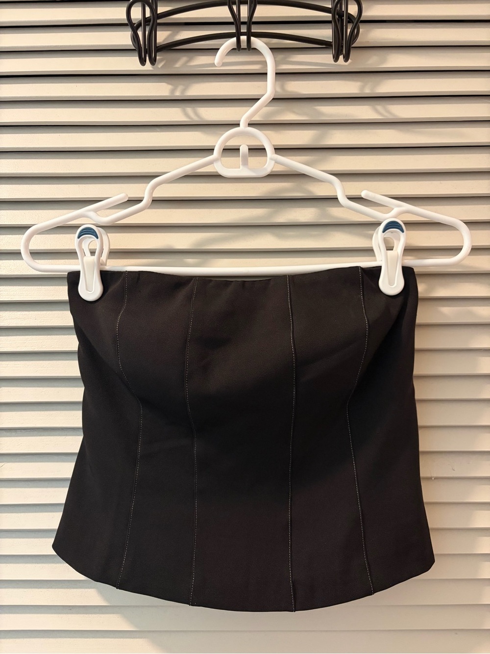 Princess Polly black strapless blouse